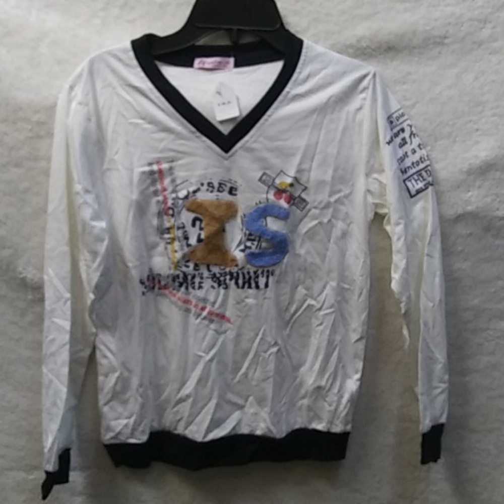 Women's v neck long sleeve T shirt WT0004,  WT0005